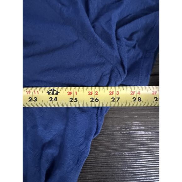 Lane Bryant Perfect Sleeve Tee V-Neck Blue Stretchy Classic Fit Plus Size 22/24 - Picture 9 of 10